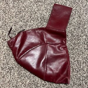 Vintage leather handbag